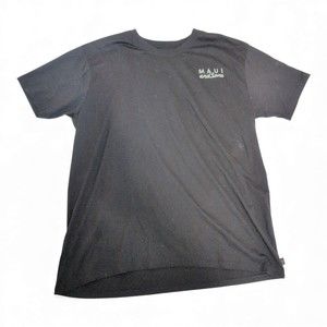 Maui and Sons Black Logo Tee XL